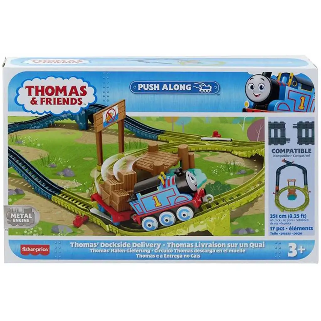 Fisher-Price: Thomas és barátai - Thomas' Dockside Delivery pályaszett - Mattel kép 1