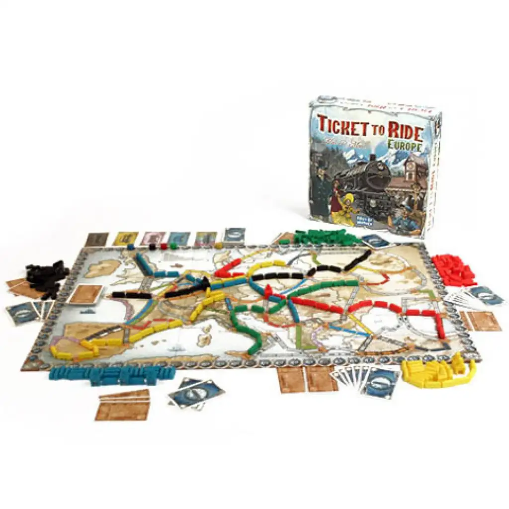 Ticket to Ride Európa társasjáték kép 2