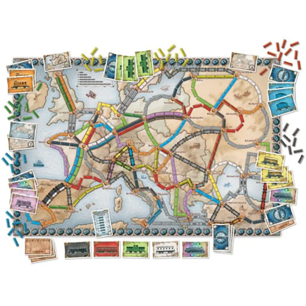 Ticket to Ride Európa társasjáték kép 3