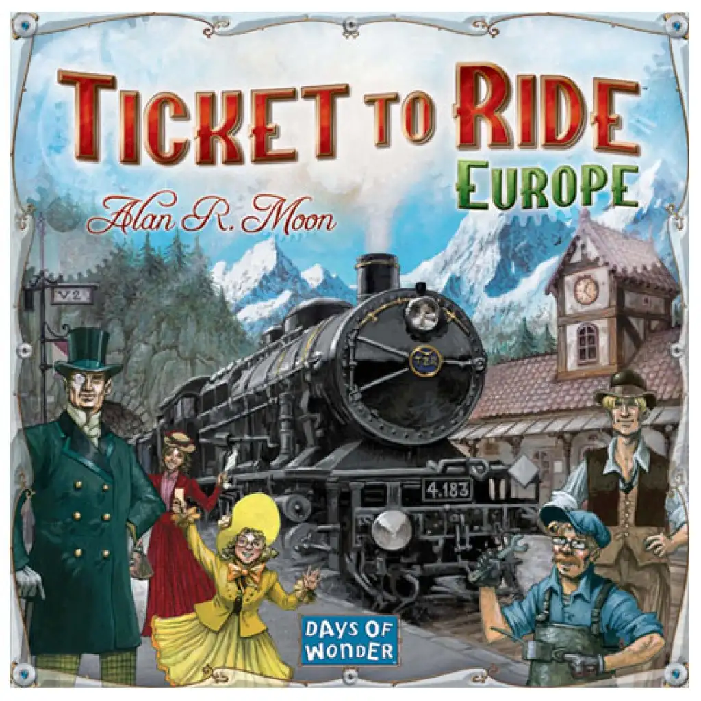 Ticket to Ride Európa társasjáték kép 1