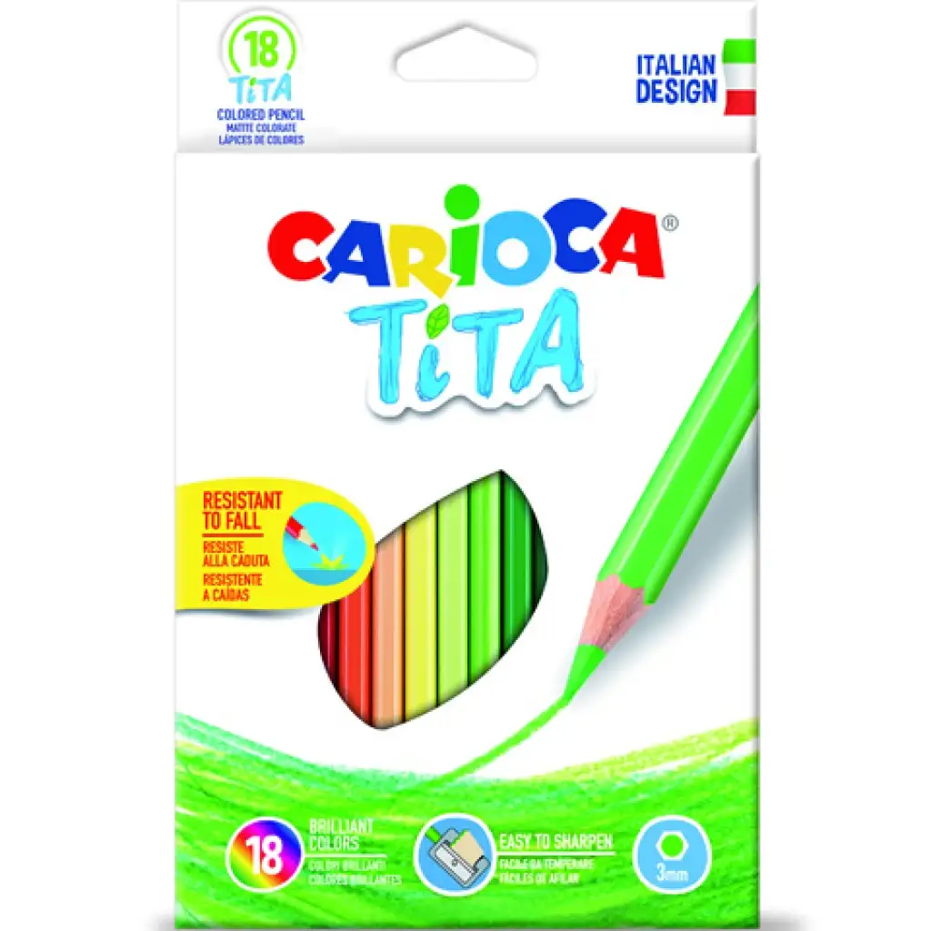 Tita színesceruza szett 18db-os - Carioca kép 1