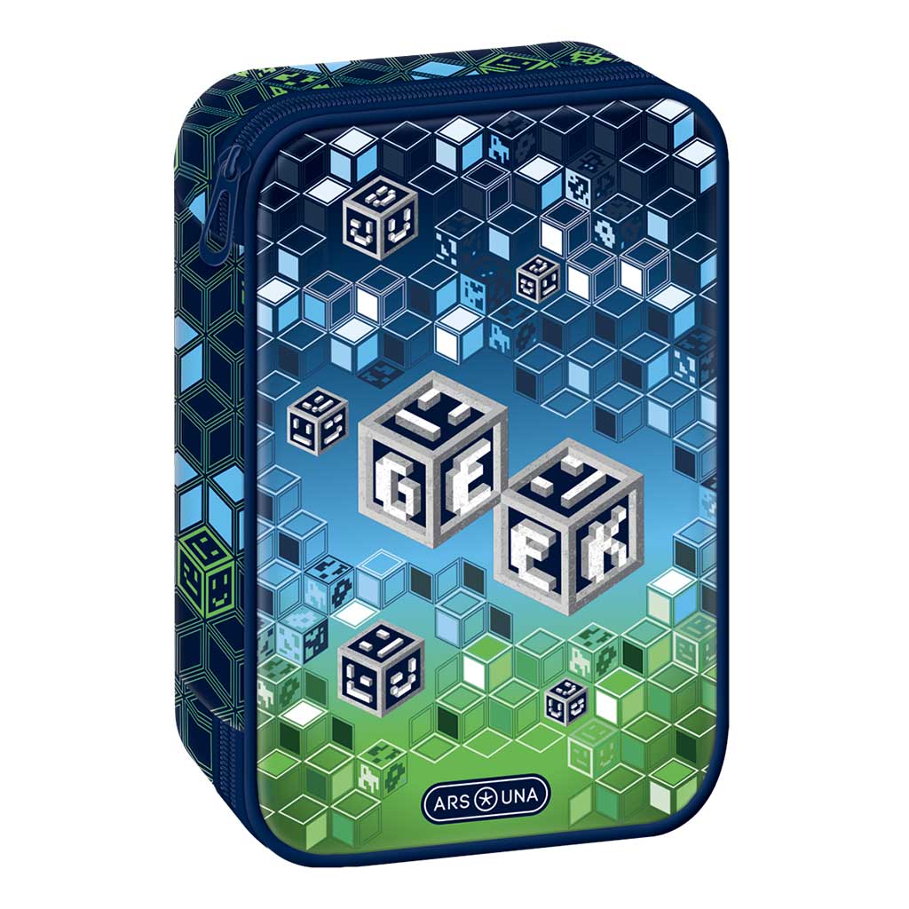 Ars Una: Geek többszintes tolltartó 15,5x22,5x4,5cm kép 1
