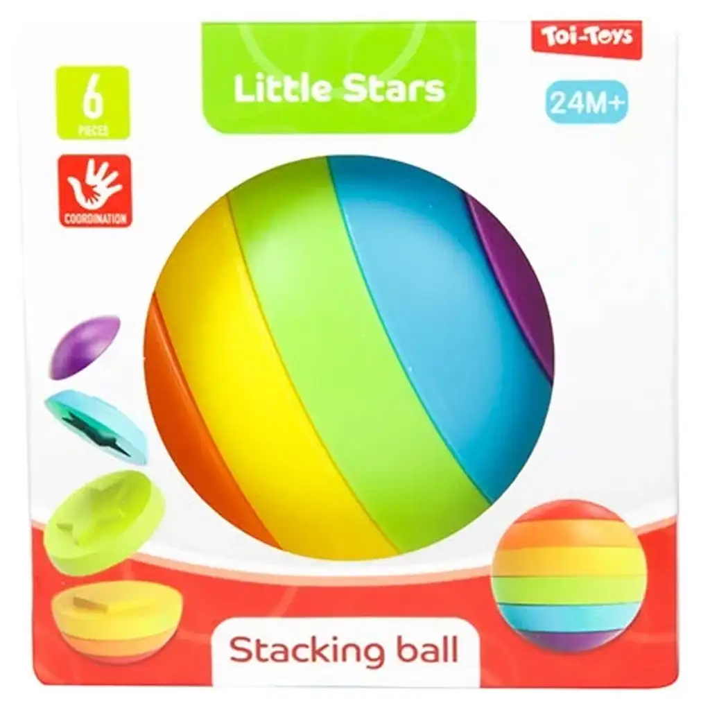 Little Stars szivárványos formaillesztő labda kép 2