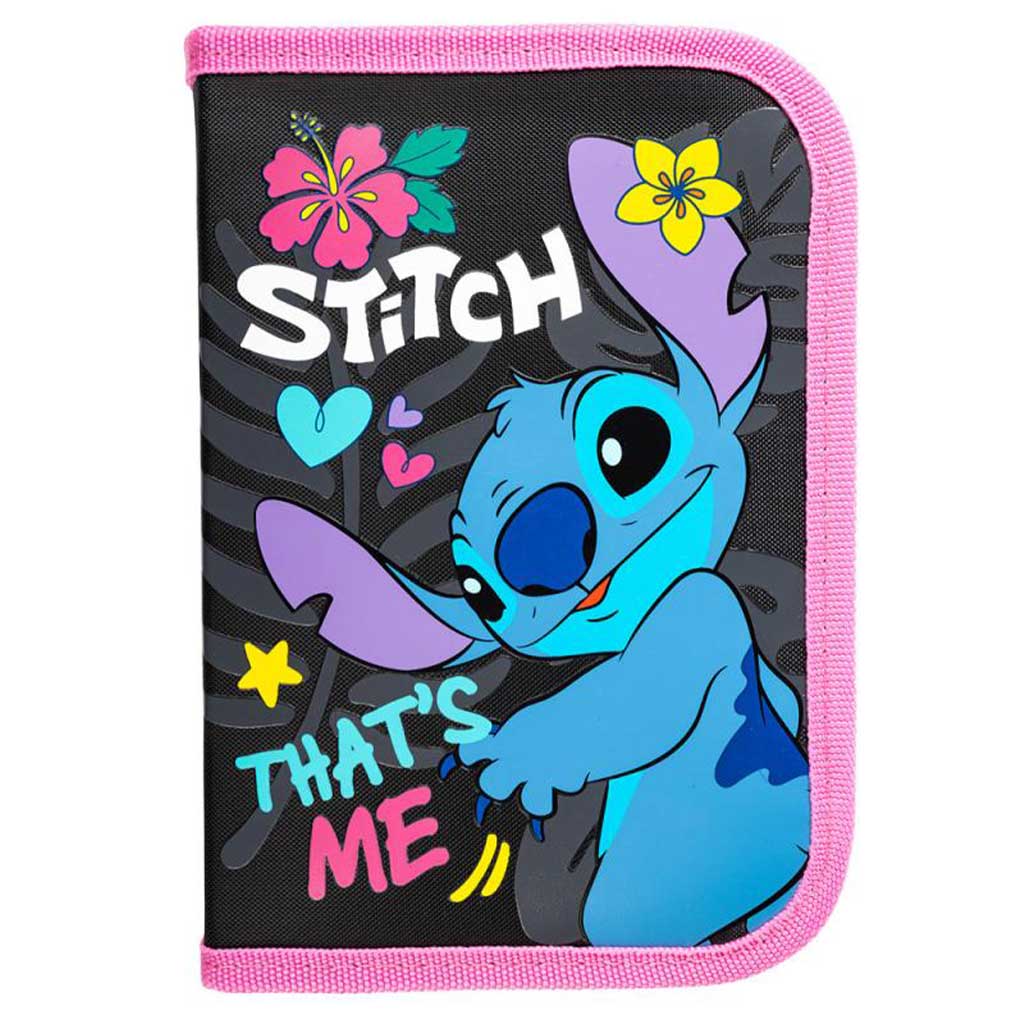 Disney Stitch kihajtható tolltartó PC03 20,5x14x3,5cm kép 1