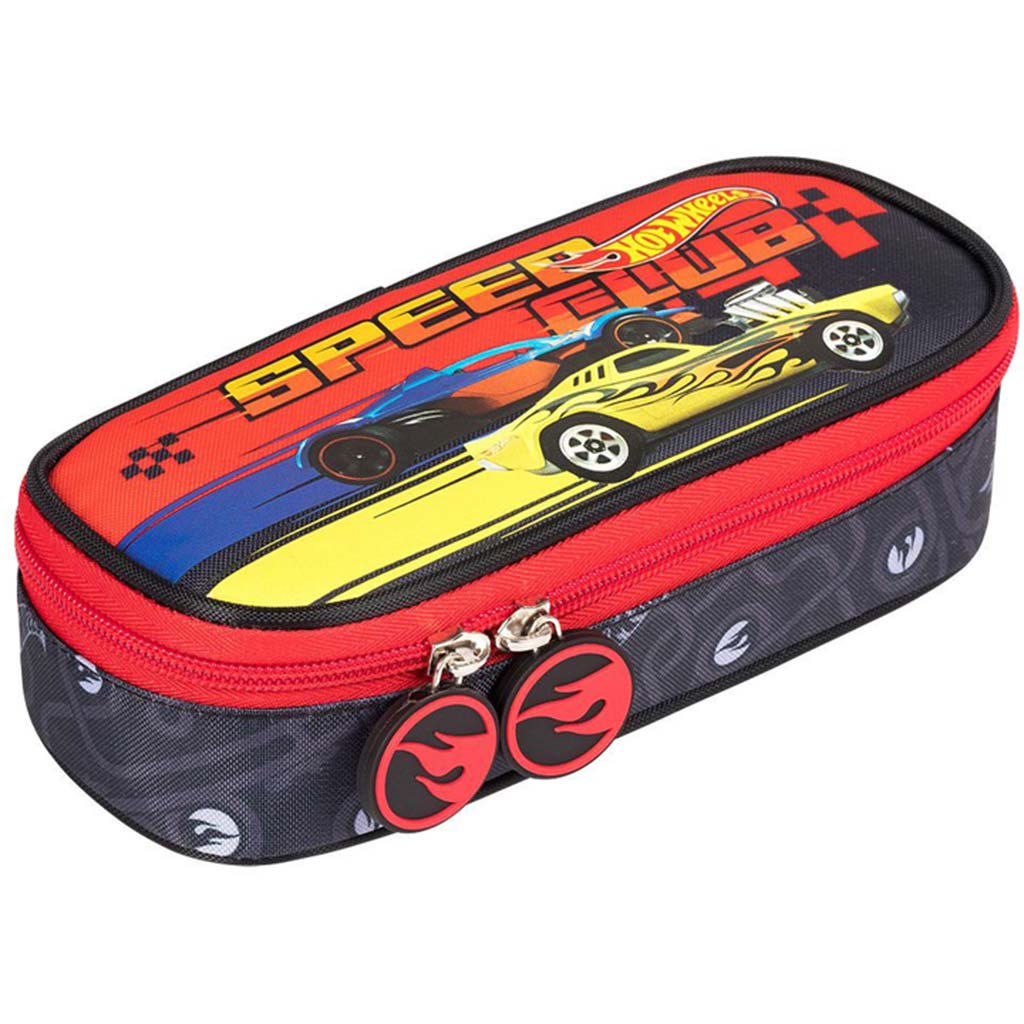 Hot Wheels ovális tolltartó 23x9,5x6cm kép 1