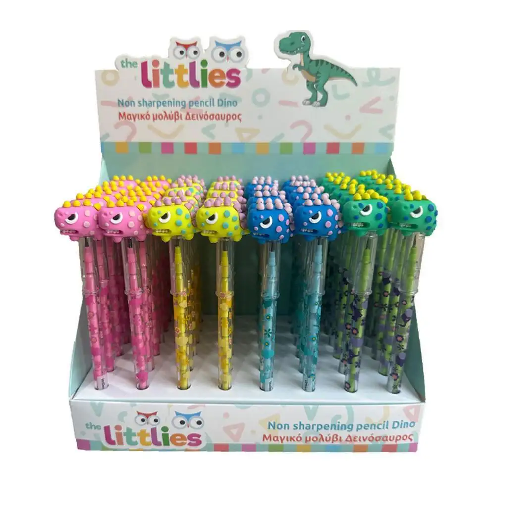 The Littlies: Dinós tolóbetétes ceruza többféle 1db kép 1