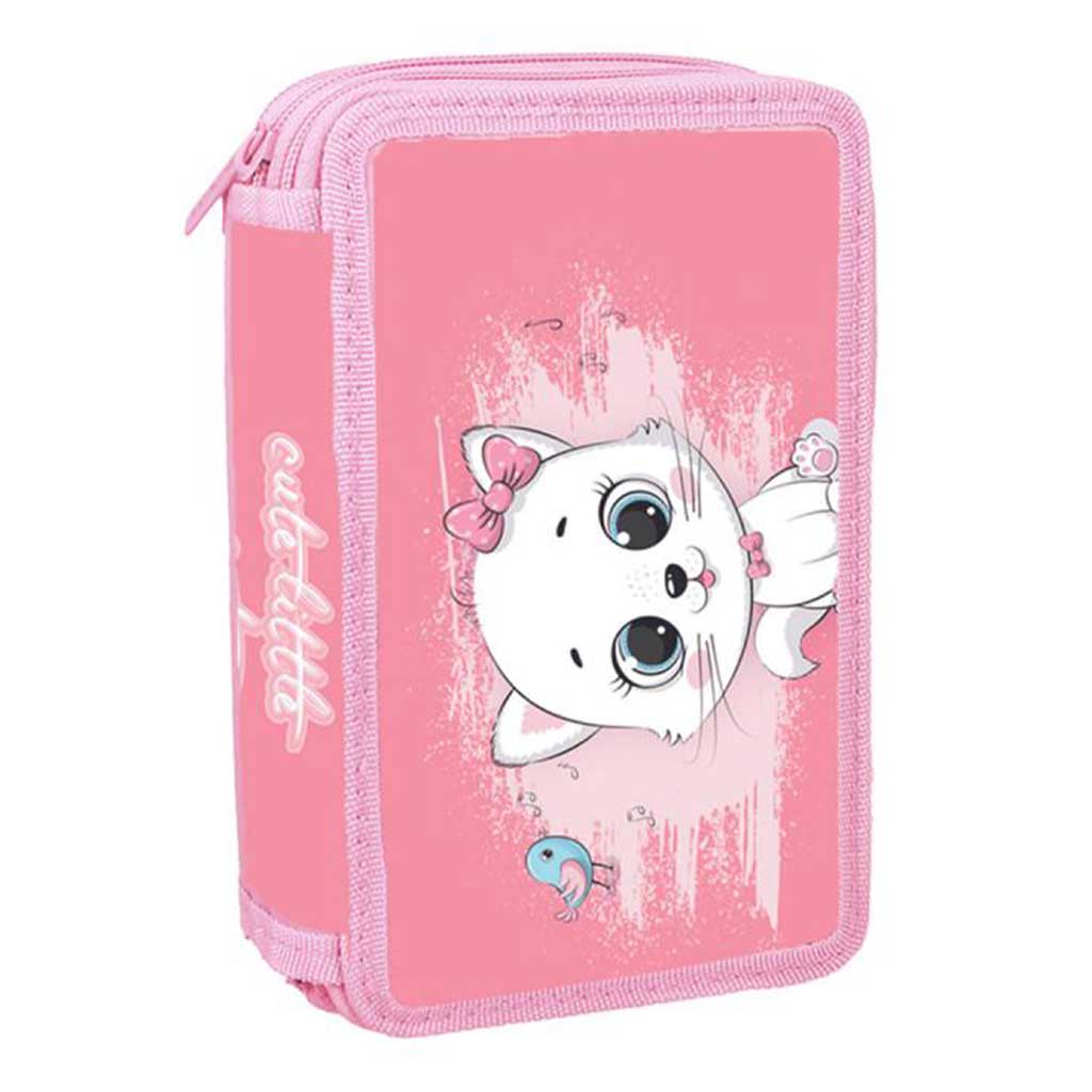 Spirit: Little Kitty cica mintás három szintes töltött tolltartó 28db-os kép 1