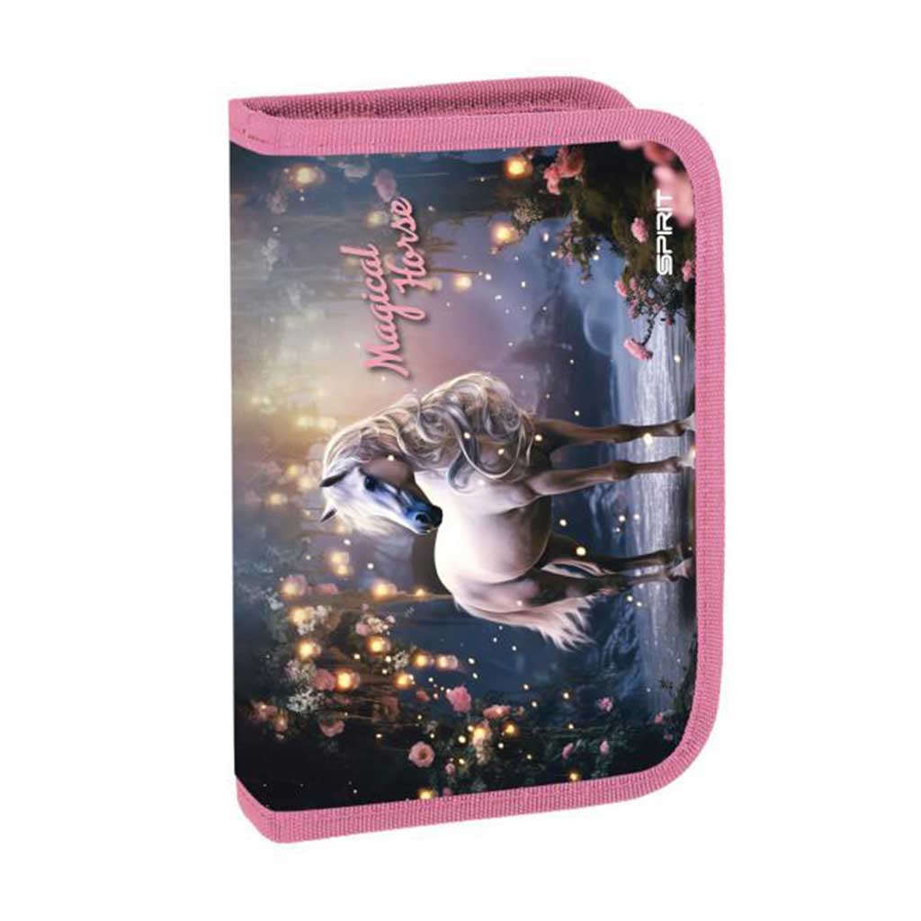 Spirit: Magic Horse lovas mintás három szintes töltött tolltartó 28db-os kép 1
