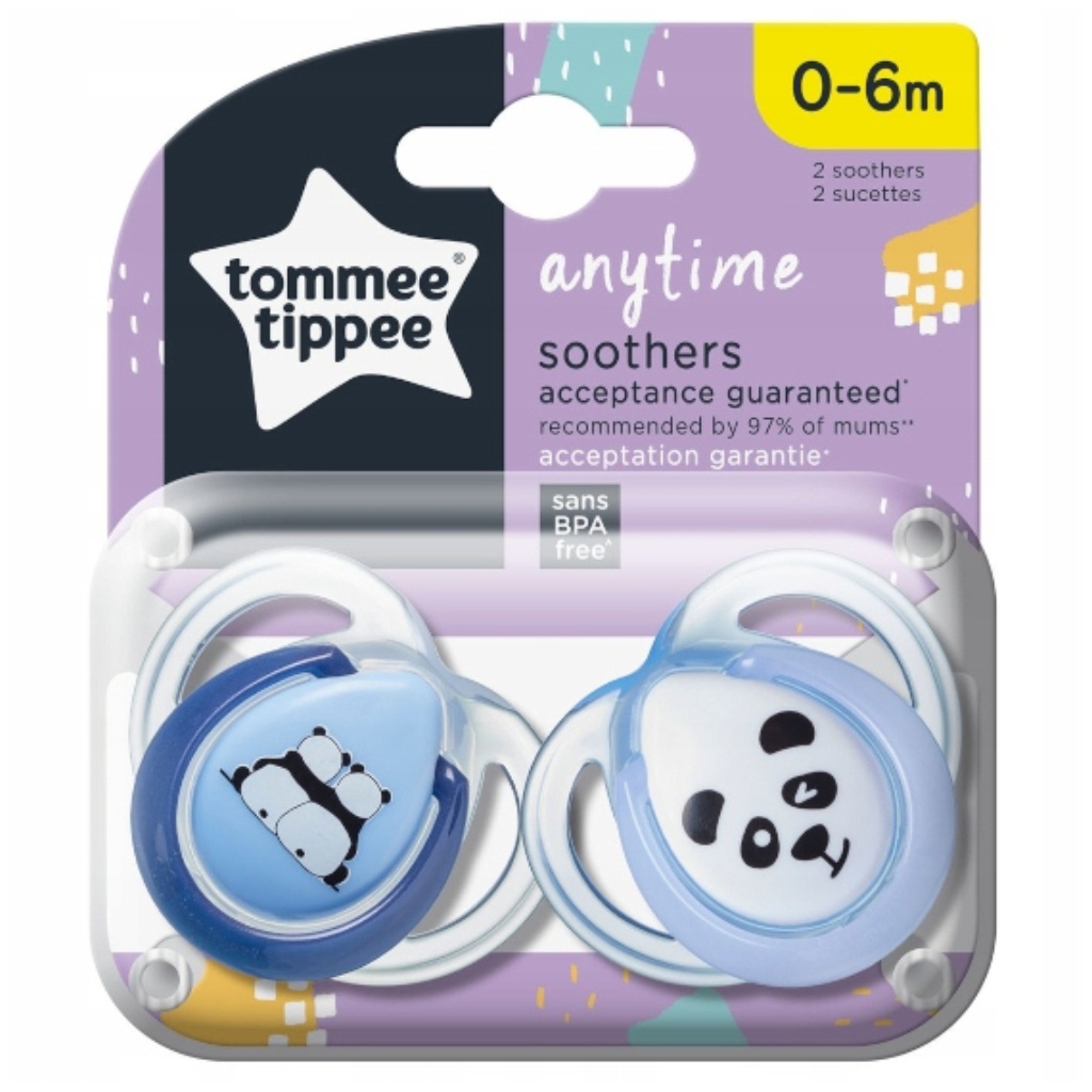 Tommee Tippee: Anytime 2db-os cumi szett (0-6hó) kép 1
