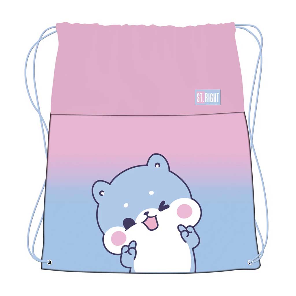St.Right Blue Hamster tornazsák, sportzsák 34x43cm kép 1