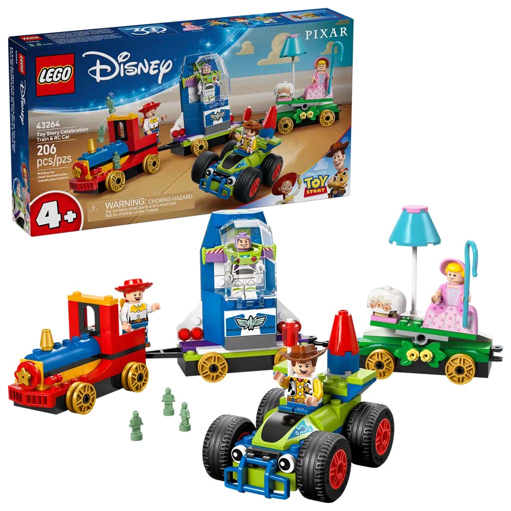 LEGO® Disney: Toy Story ünnepi vonat és RC versenyautó (43264) kép 1