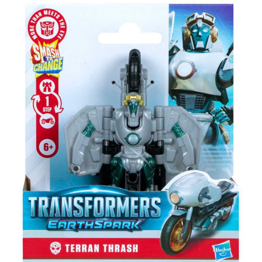 Transformers: Earthspark 1 lépésben átalakítható Terran Thrash figura - Hasbro kép 1