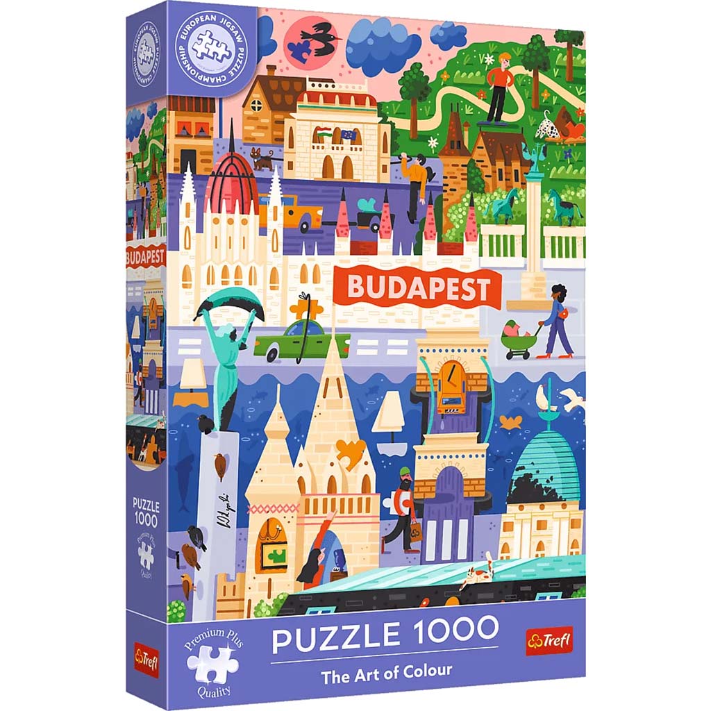 Puzzle EB: Budapest 1000db-os prémium puzzle – Trefl kép 1