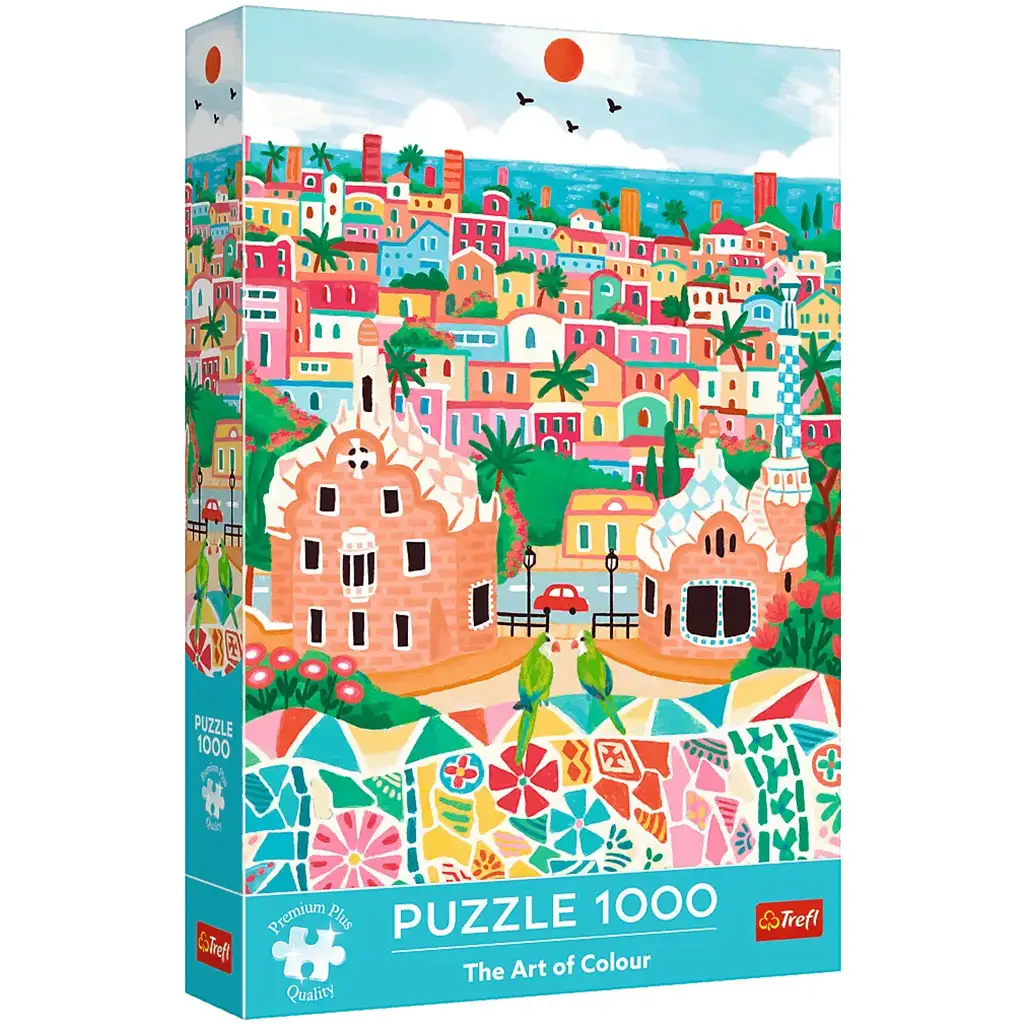 A színek művészete, Barcelona 1000db-os prémium puzzle - Trefl kép 1