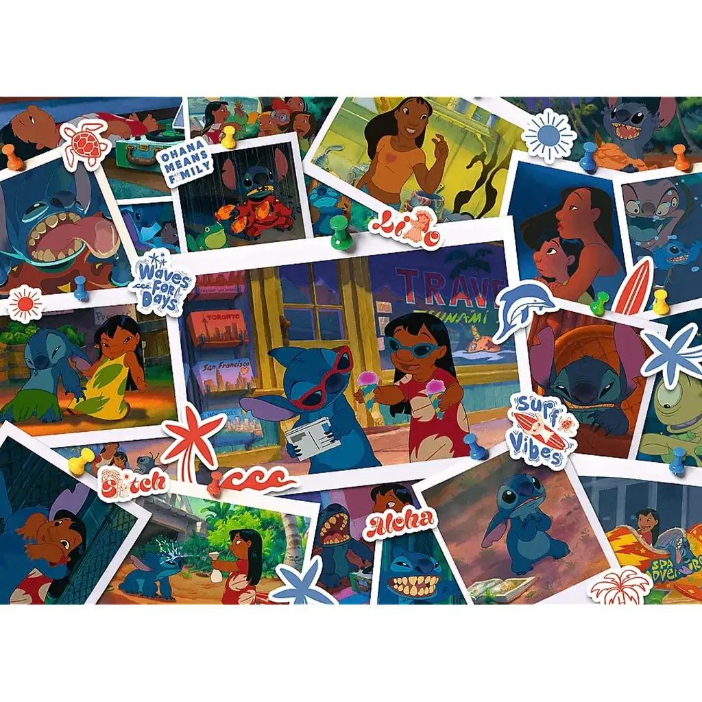 Disney: Stitch édes emlékek 1000db-os puzzle - Trefl kép 2