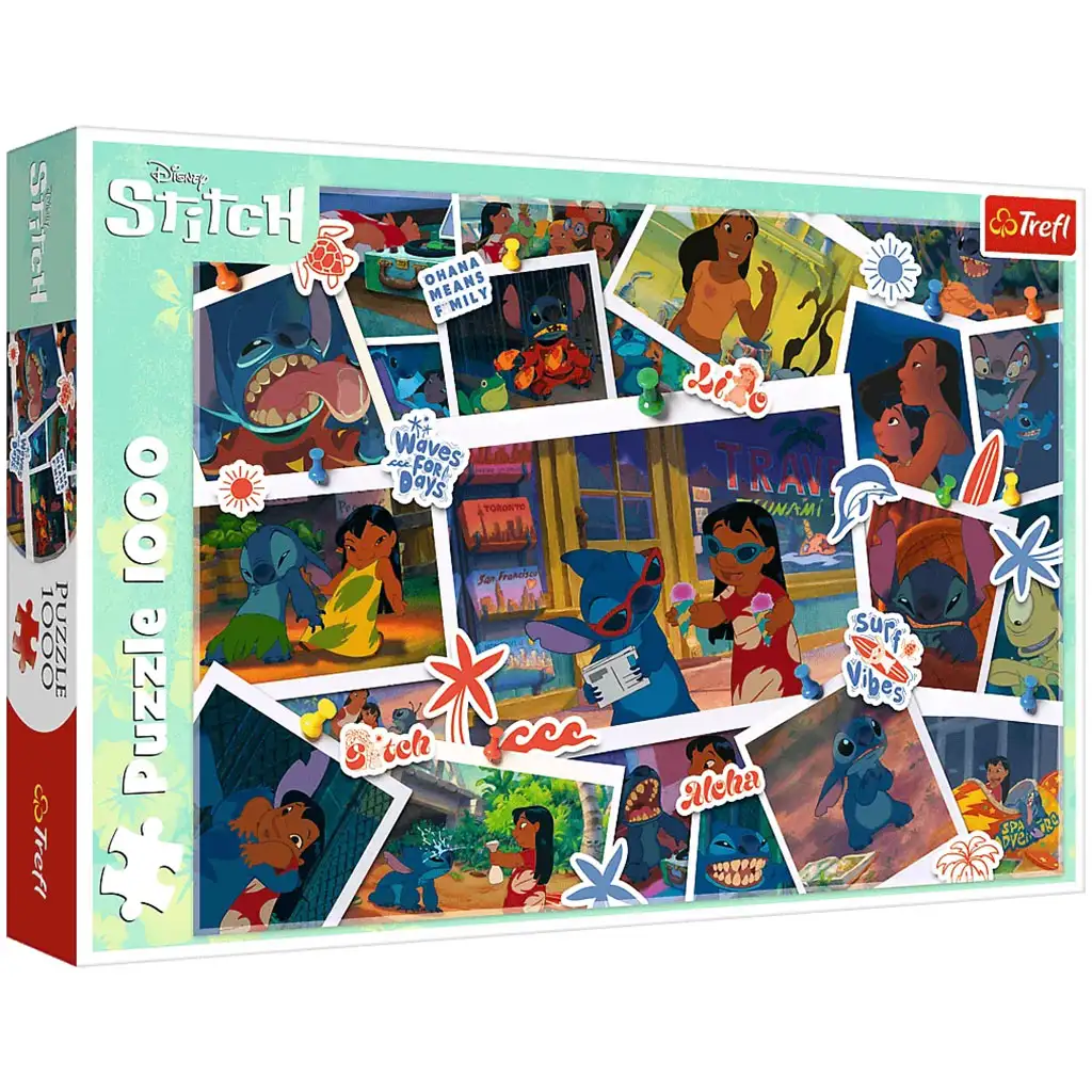 Disney: Stitch édes emlékek 1000db-os puzzle - Trefl kép 1