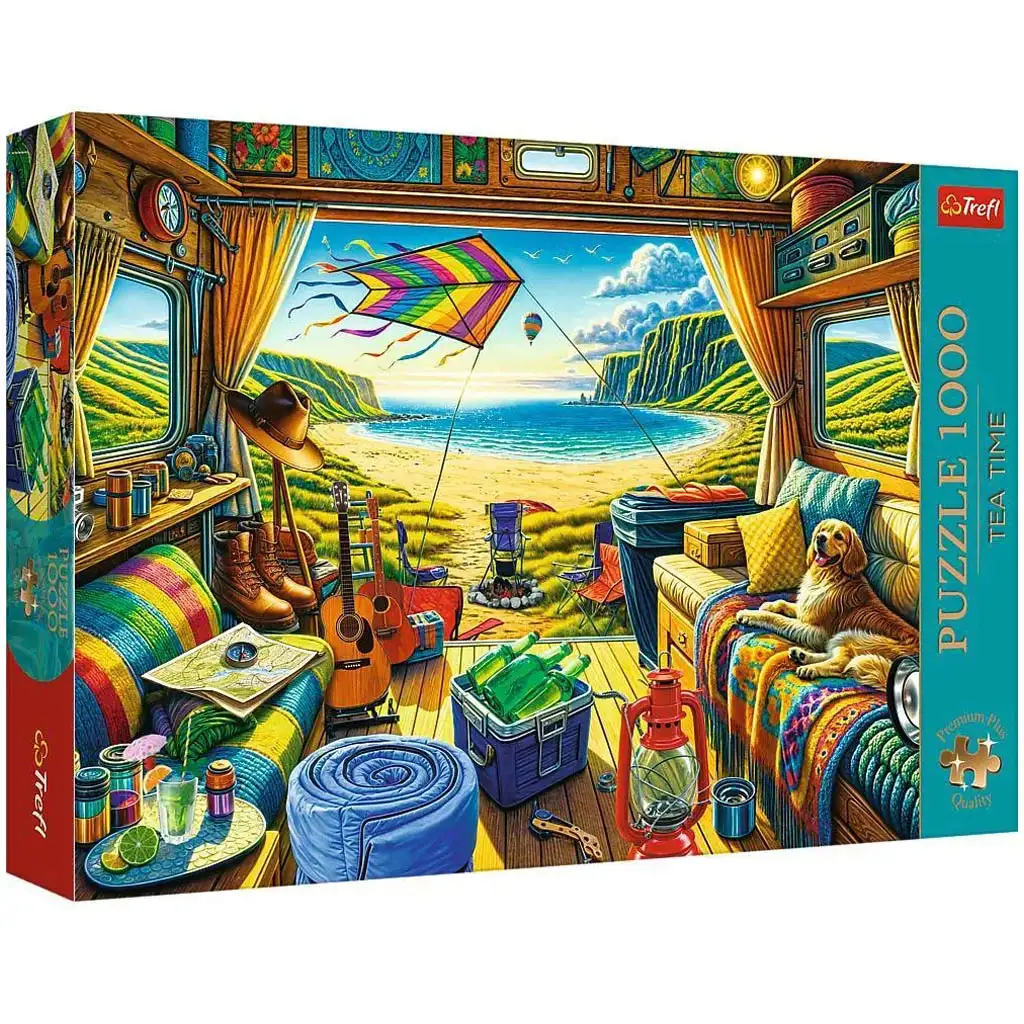 Lakóautós élet prémium plusz 1000db-os puzzle - Trefl kép 1