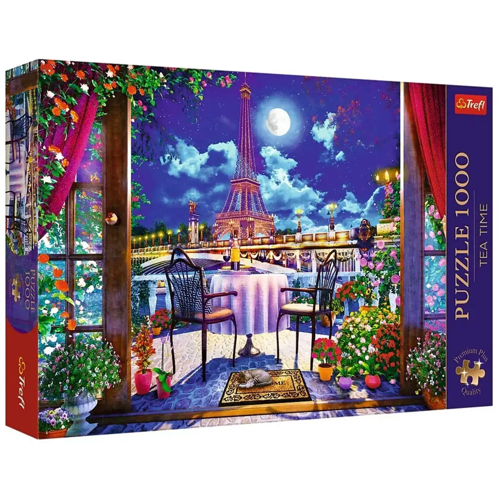 Párizsi holdfény prémium plusz 1000db-os puzzle - Trefl kép 1