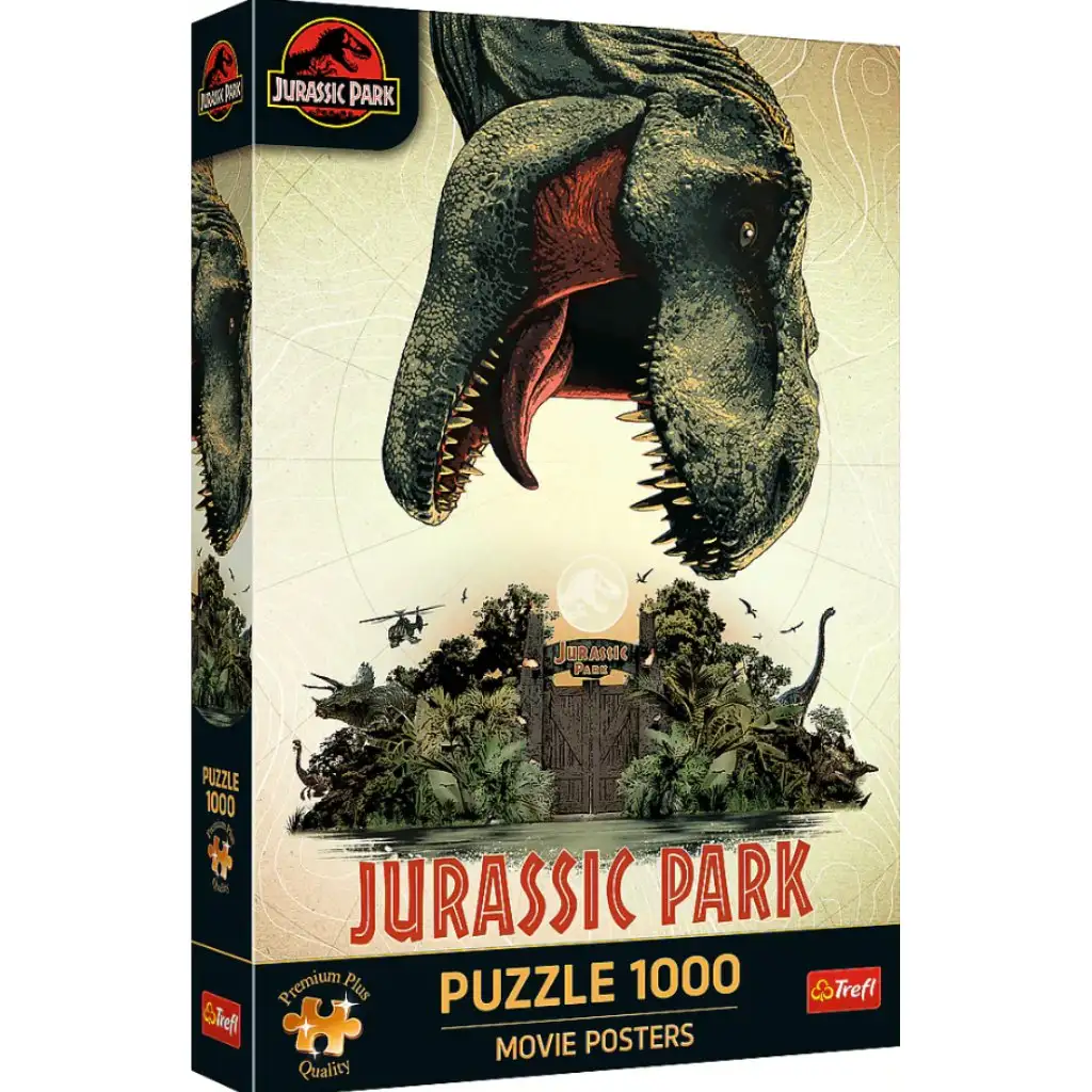 Jurassic Park 1000db-os prémium plusz puzzle - Trefl kép 1