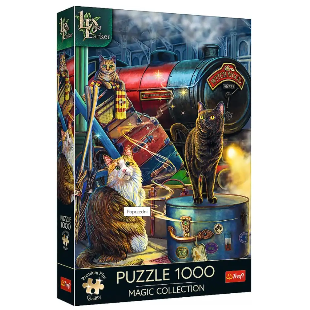 Lisa Parker: Boszorkány Expressz 1000db-os prémium plusz puzzle - Trefl kép 1