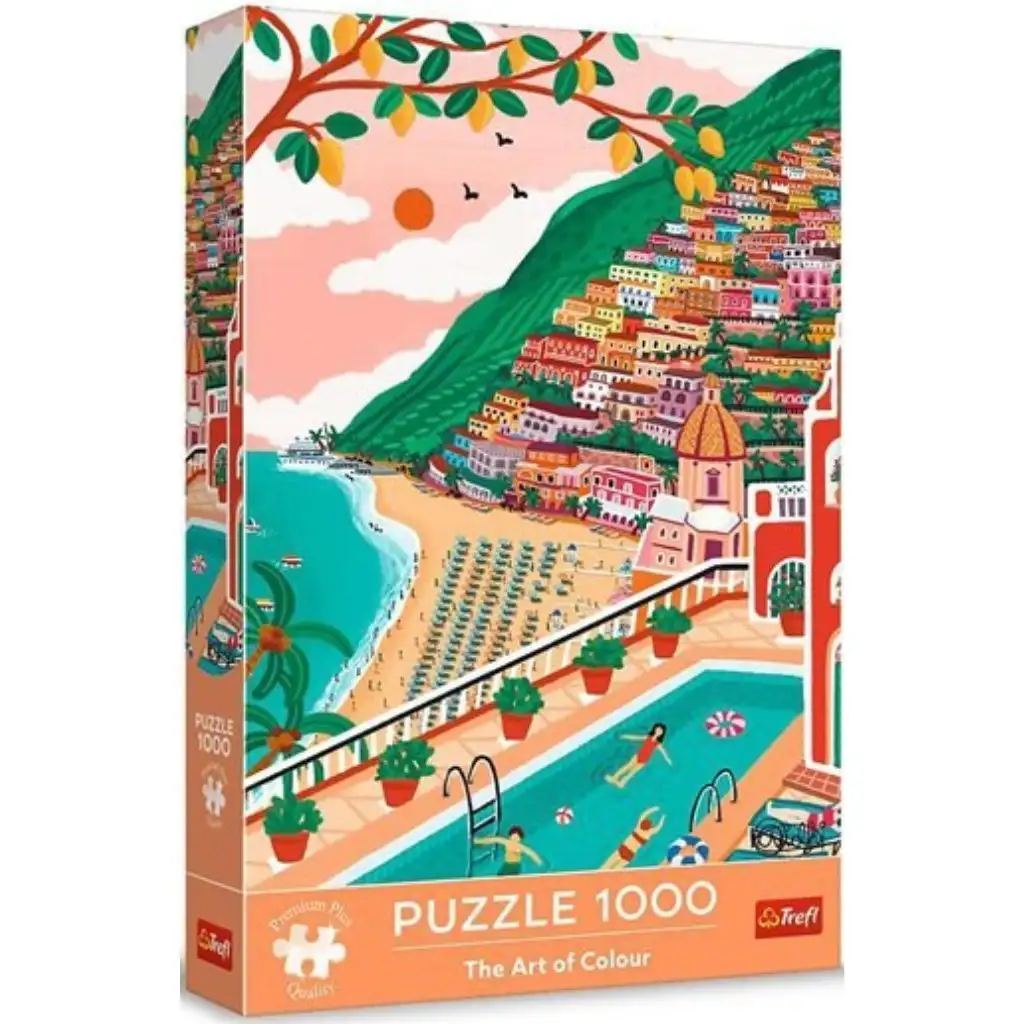 Positano Olaszország 1000db-os prémium plusz puzzle - Trefl kép 1