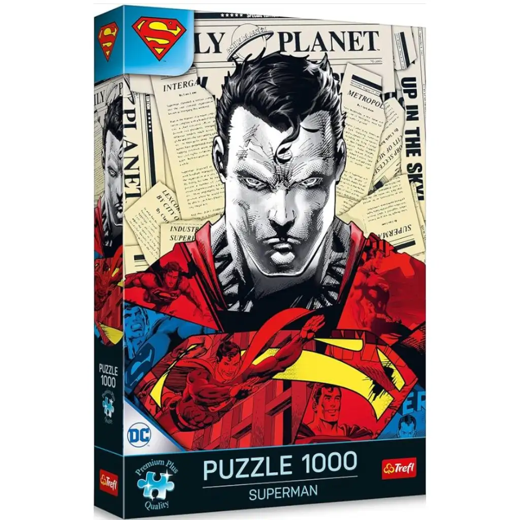 Superman 1000db-os prémium plusz puzzle - Trefl kép 1