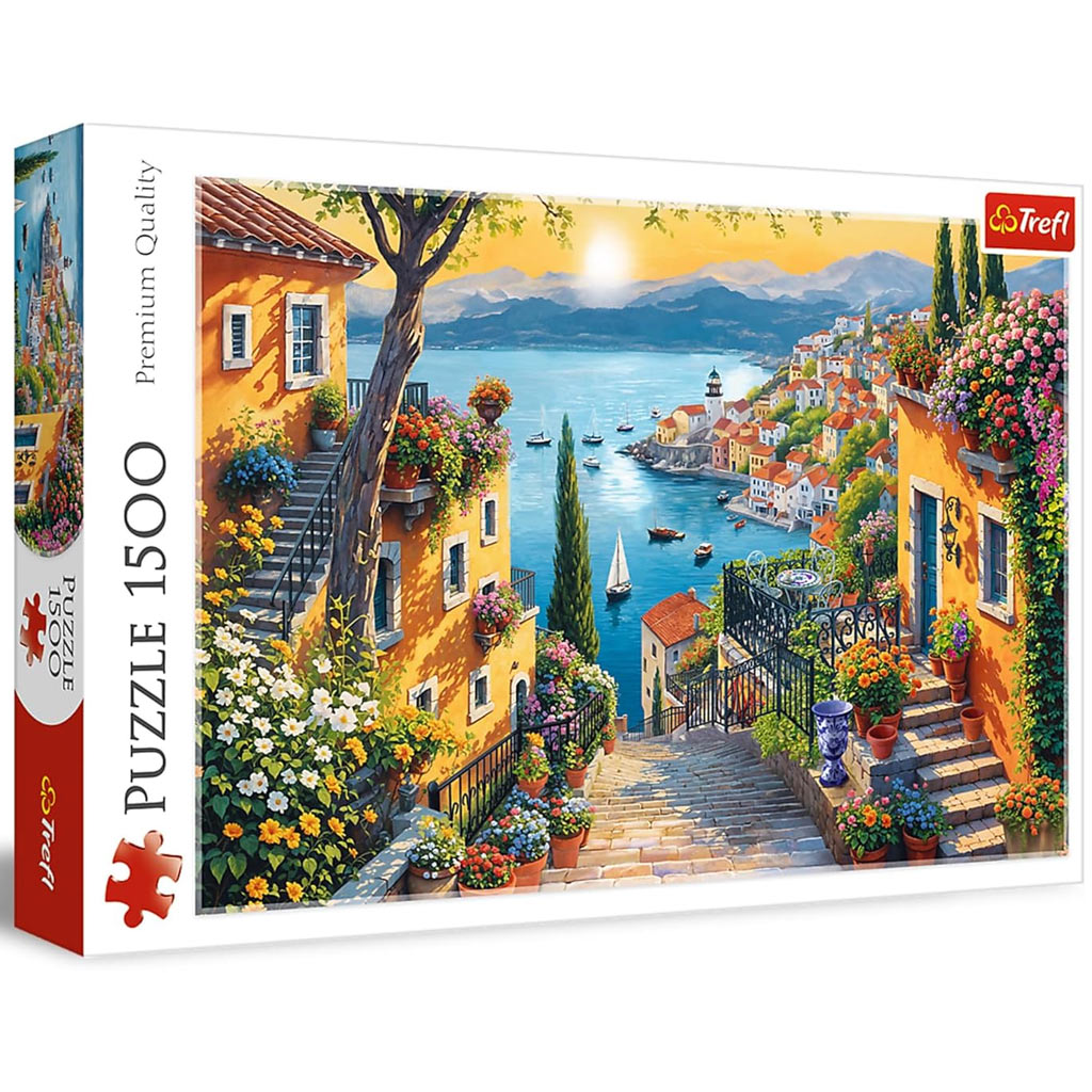 Tengerparti kilátás 1500db-os puzzle - Trefl kép 1
