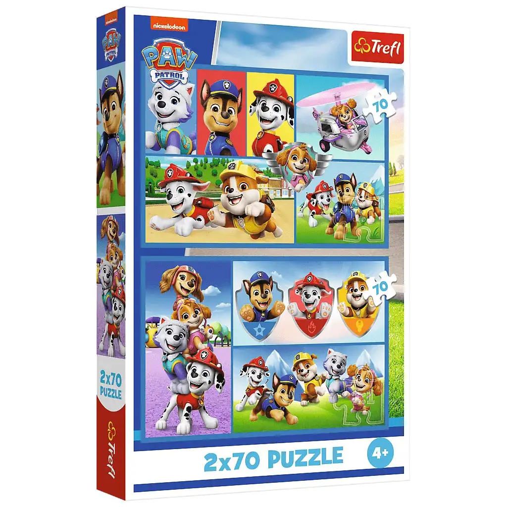 Mancs Őrjárat szabályai 2x70db-os puzzle - Trefl kép 1