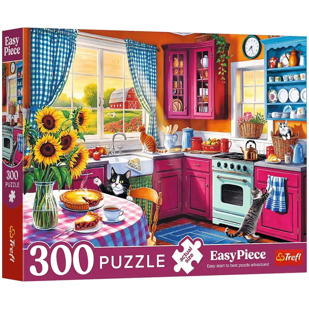 Reggel a konyhában Easy Piece 300db-os puzzle - Trefl kép 1