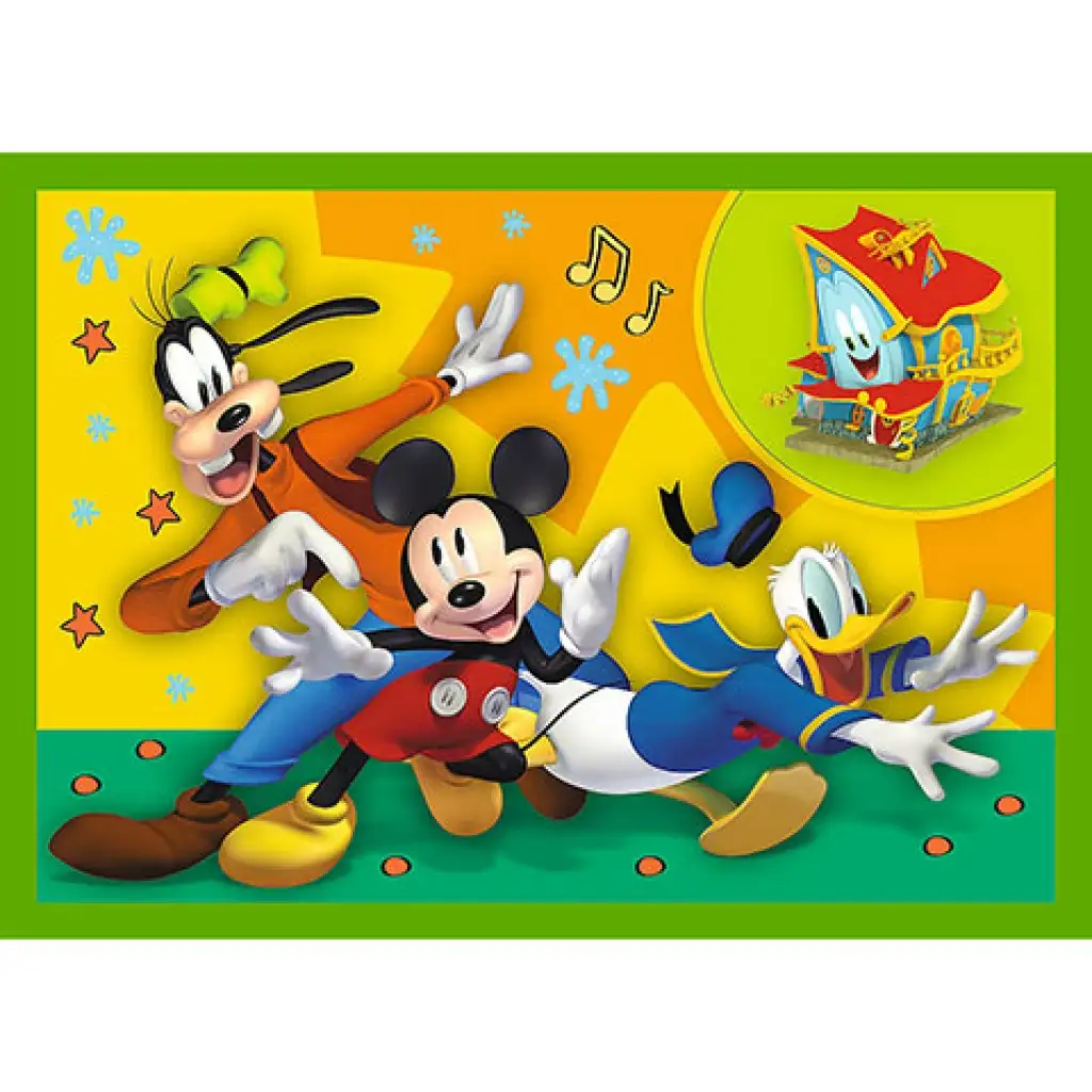 Mickey egér és a barátai 4 az 1-ben puzzle - Trefl kép 4
