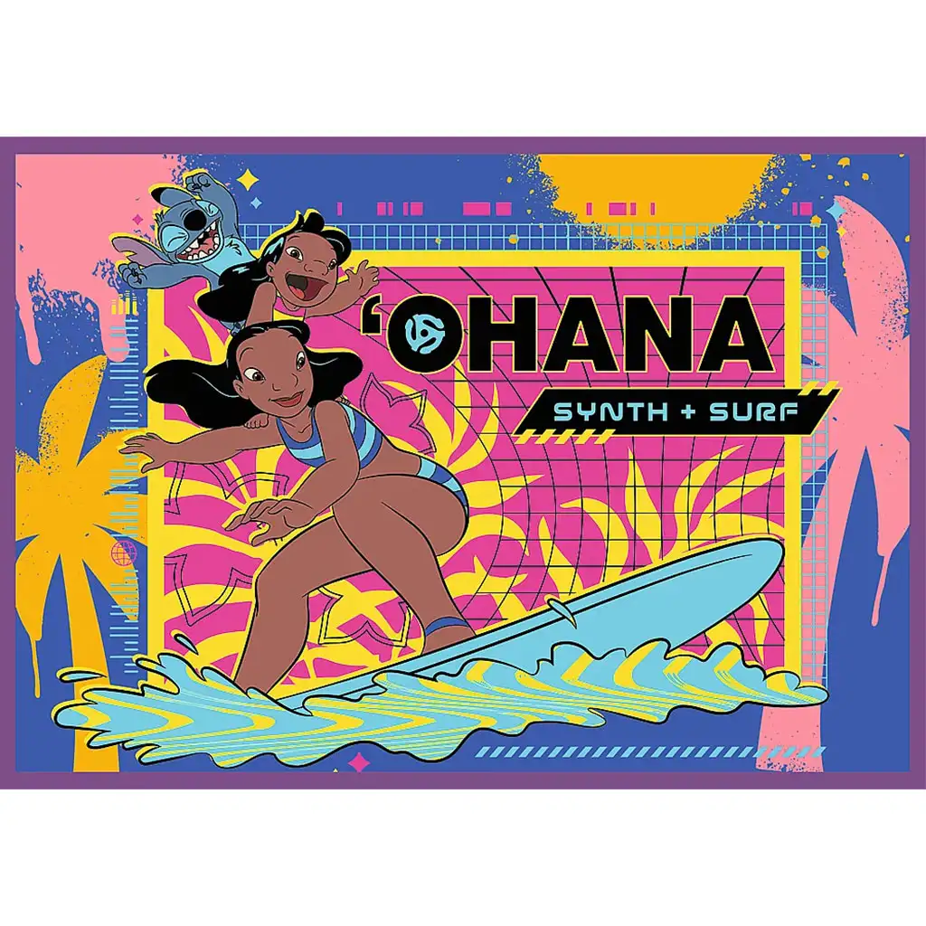Disney: Csodálatos Stitch 4x250db-os puzzle - Trefl kép 4