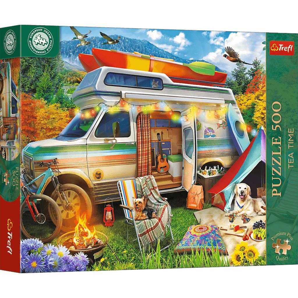 Puzzle EB: Kamping 500db-os prémium puzzle – Trefl kép 1