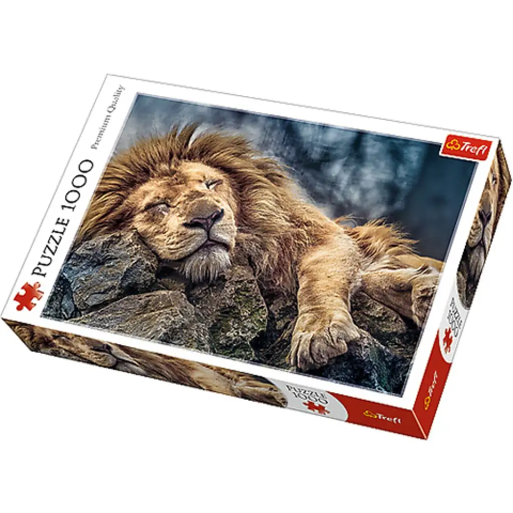 Alvó oroszlán 1000db-os prémium puzzle - Trefl kép 1