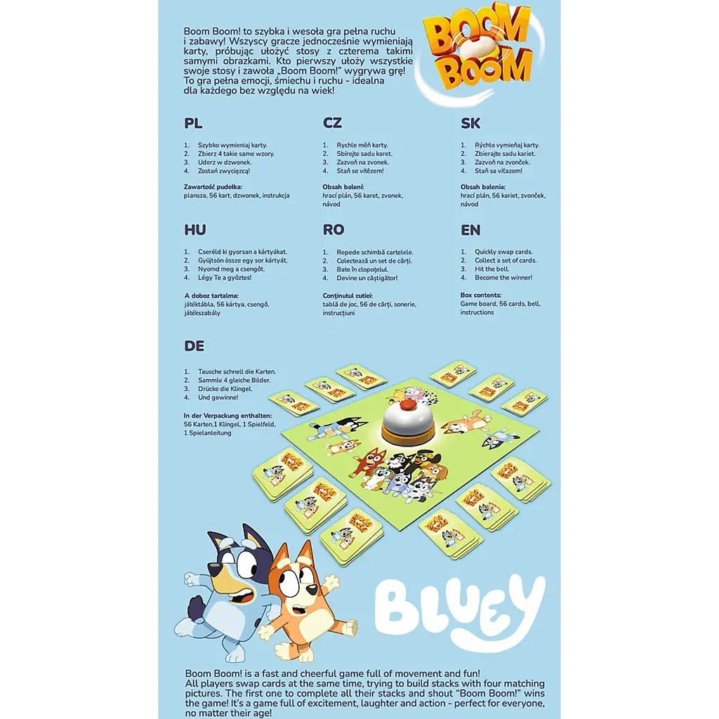 Boom Boom Bluey társasjáték - Trefl kép 3