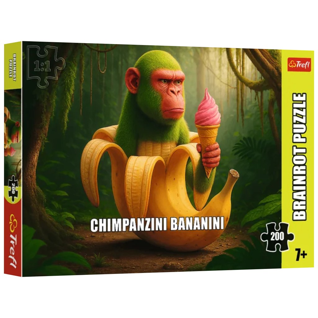 Brainrot: Chimpanzini Bananini 200db-os puzzle kép 1