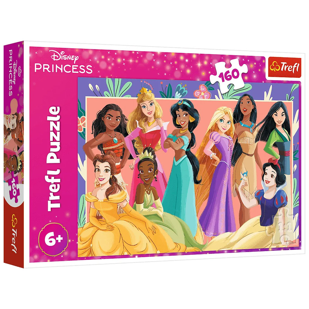 Disney hercegnők csoportképe 160db-os puzzle - Trefl kép 1
