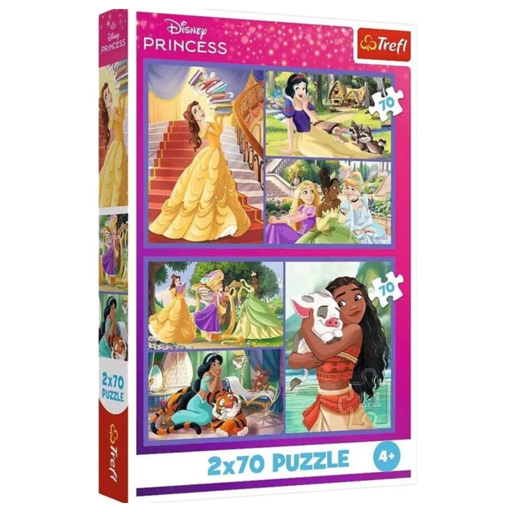 Disney Hercegnők 2x70db-ps puzzle - Trefl kép 1
