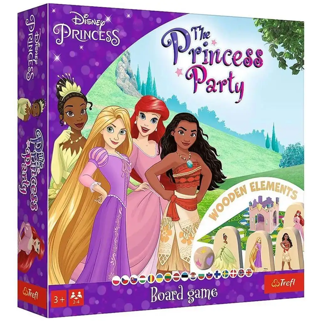 Disney hercegnők: A hercegnő party társasjáték - Trefl kép 1