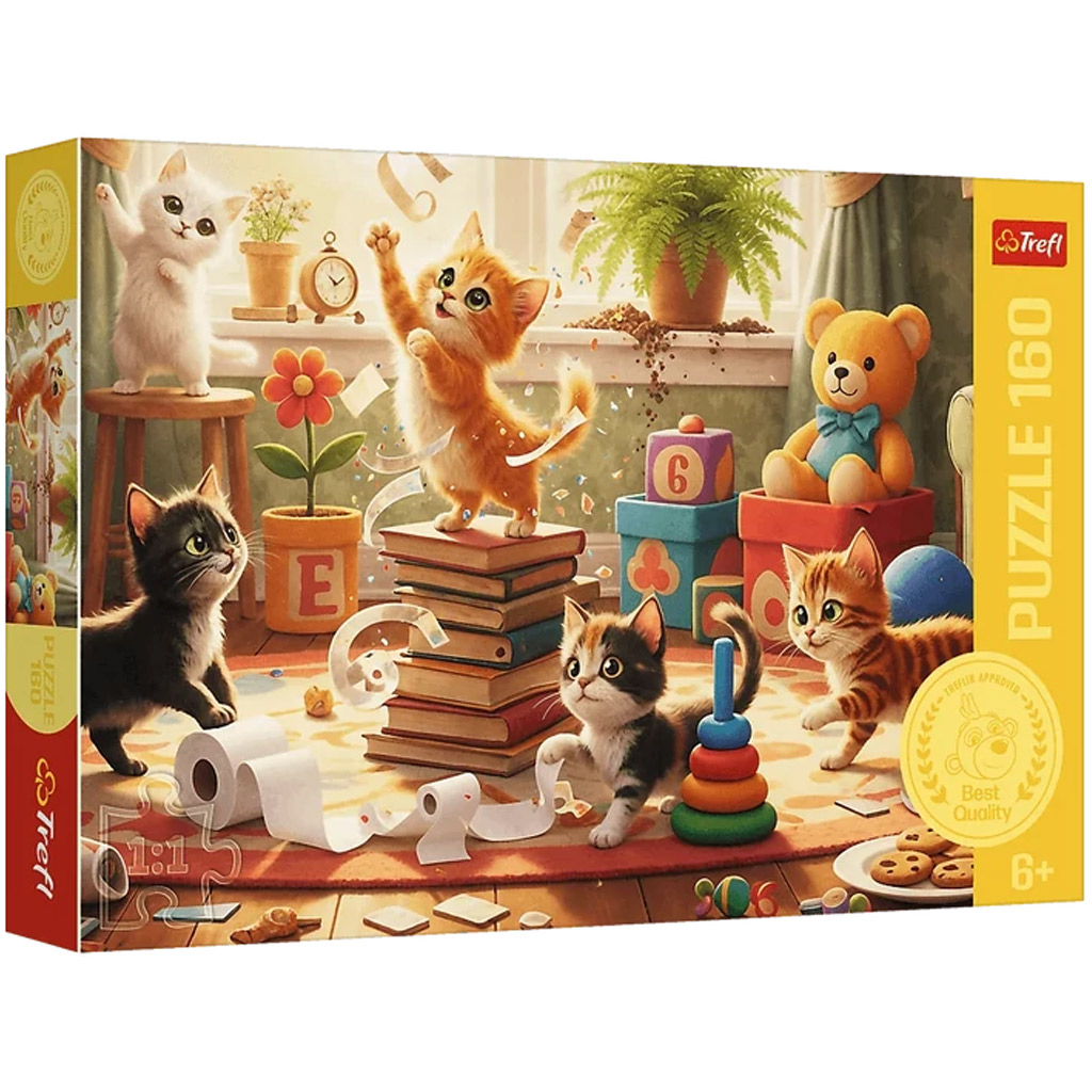 Macskacsínytevés 160db-os puzzle - Trefl kép 1