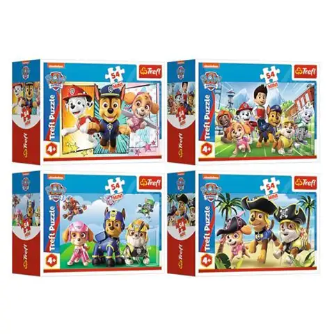 Mancs Őrjárat 54db-os mini puzzle 4 féle - Trefl kép 1