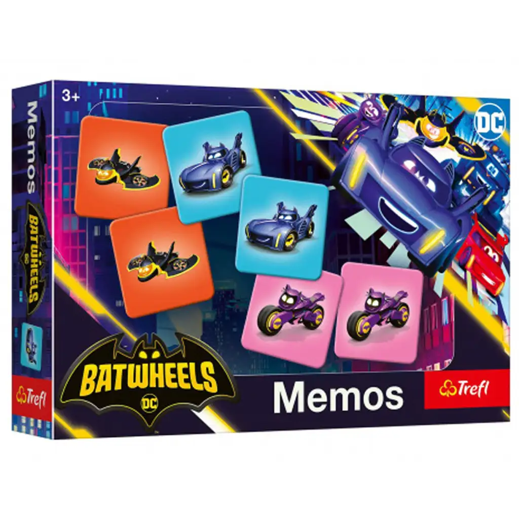 DC: Batwheels memória játék - Trefl kép 1