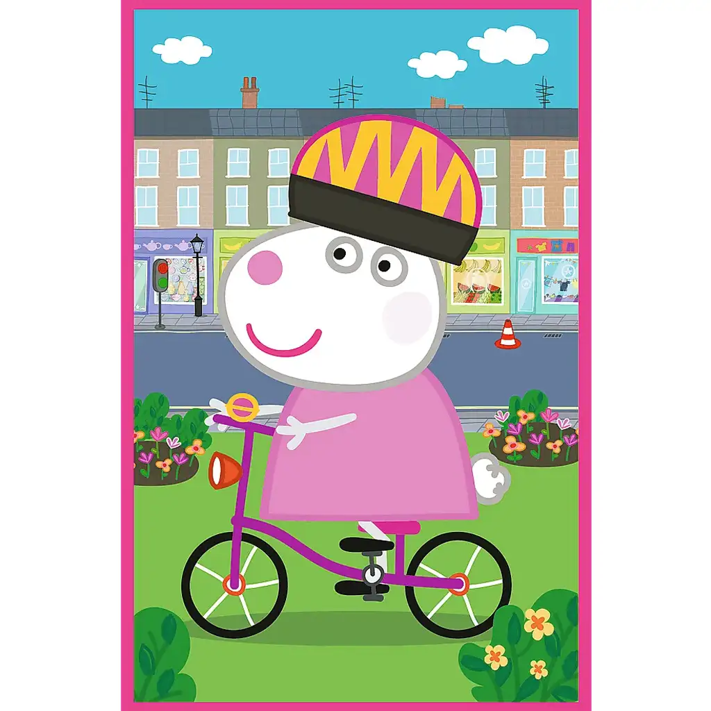 Peppa malac a barátság ereje 3x50db-os puzzle - Trefl kép 2