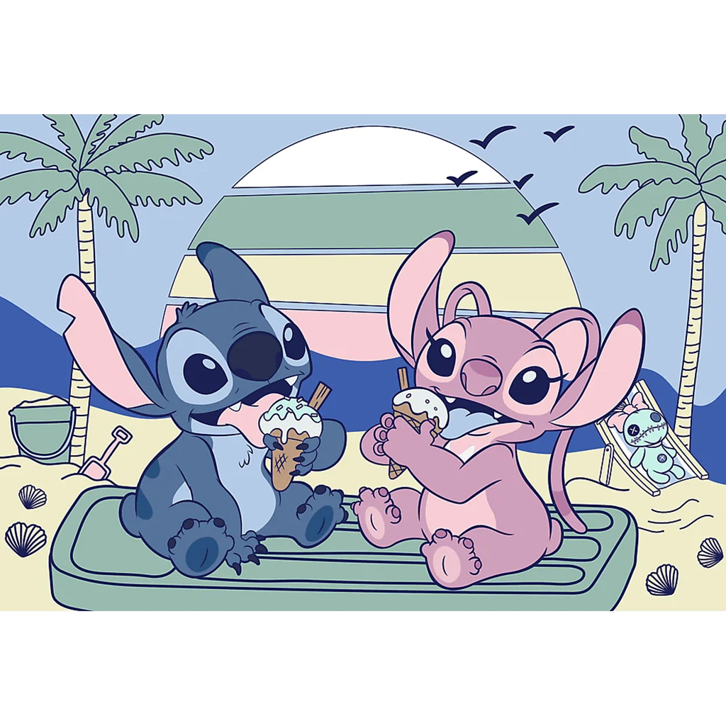 Disney Stitch Fagylaltos móka 60db-os puzzle - Trefl kép 2