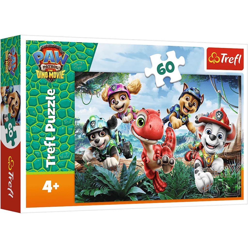 Mancs őrjárat Dínómentő kaland 60db-os puzzle - Trefl kép 1