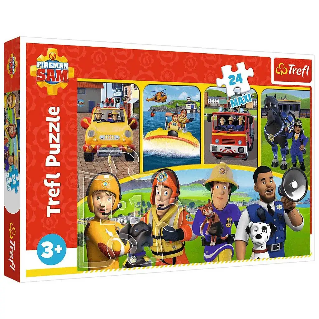 Sam a tűzoltó 24db-os Maxi puzzle kirakós - Trefl kép 1