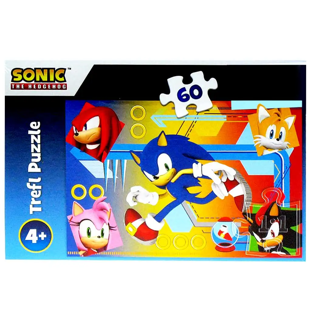 Sonic a sündisznó 60 db-os puzzle - Trefl kép 1
