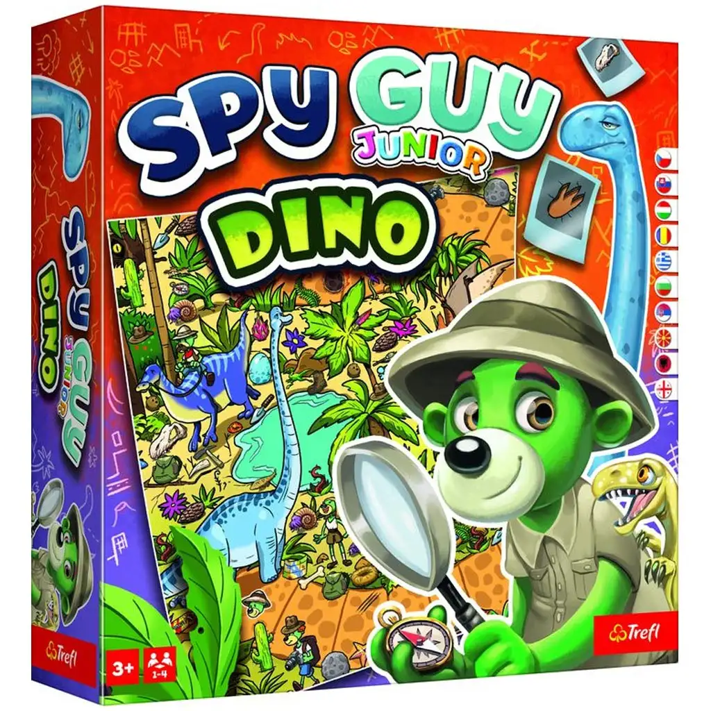Spy Guy junior Dínó társasjáték - Trefl kép 1