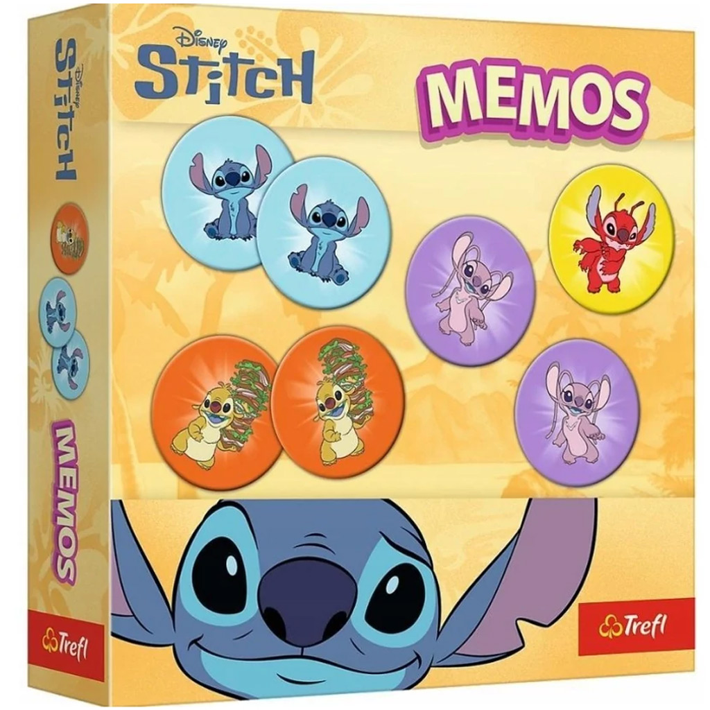 Disney Stitch memóriajáték - Trefl kép 1