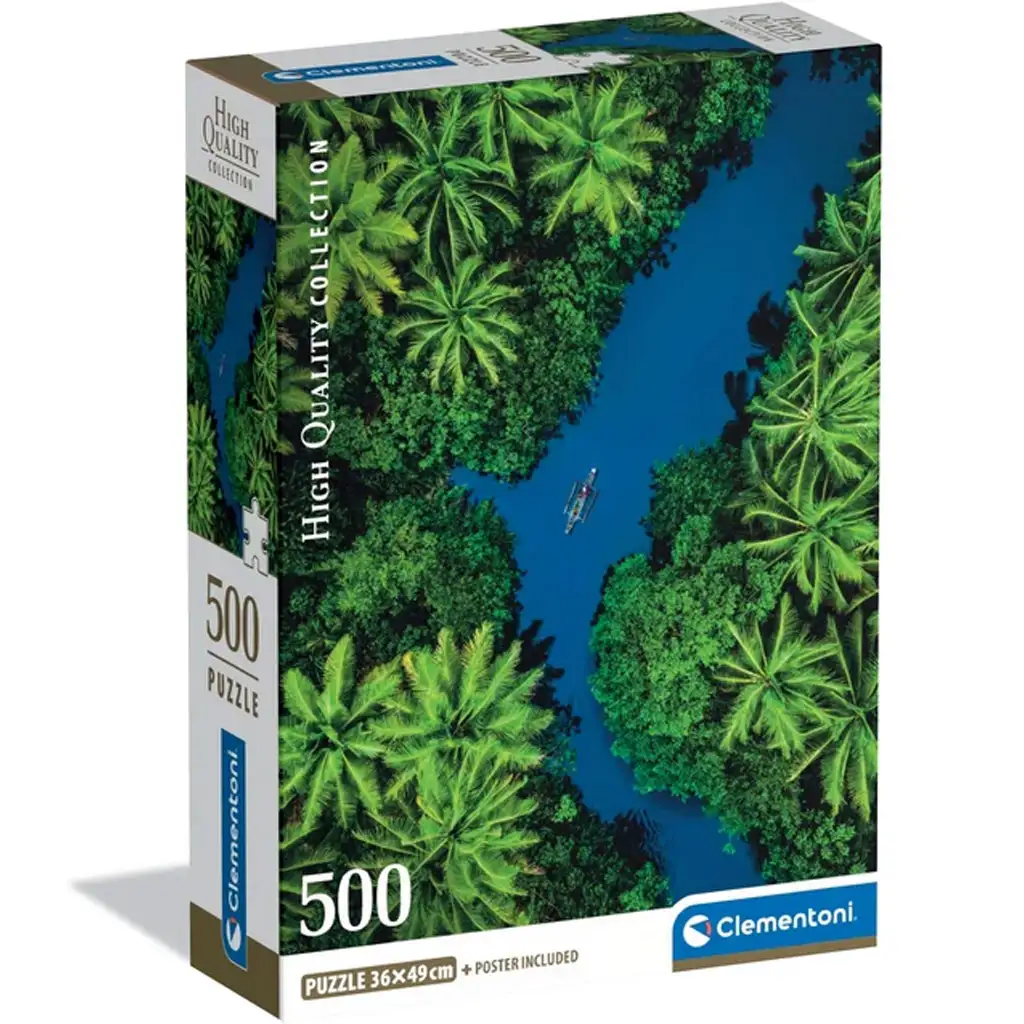 Trópusi kaland 500db-os HQC kompakt puzzle - Clementoni kép 1