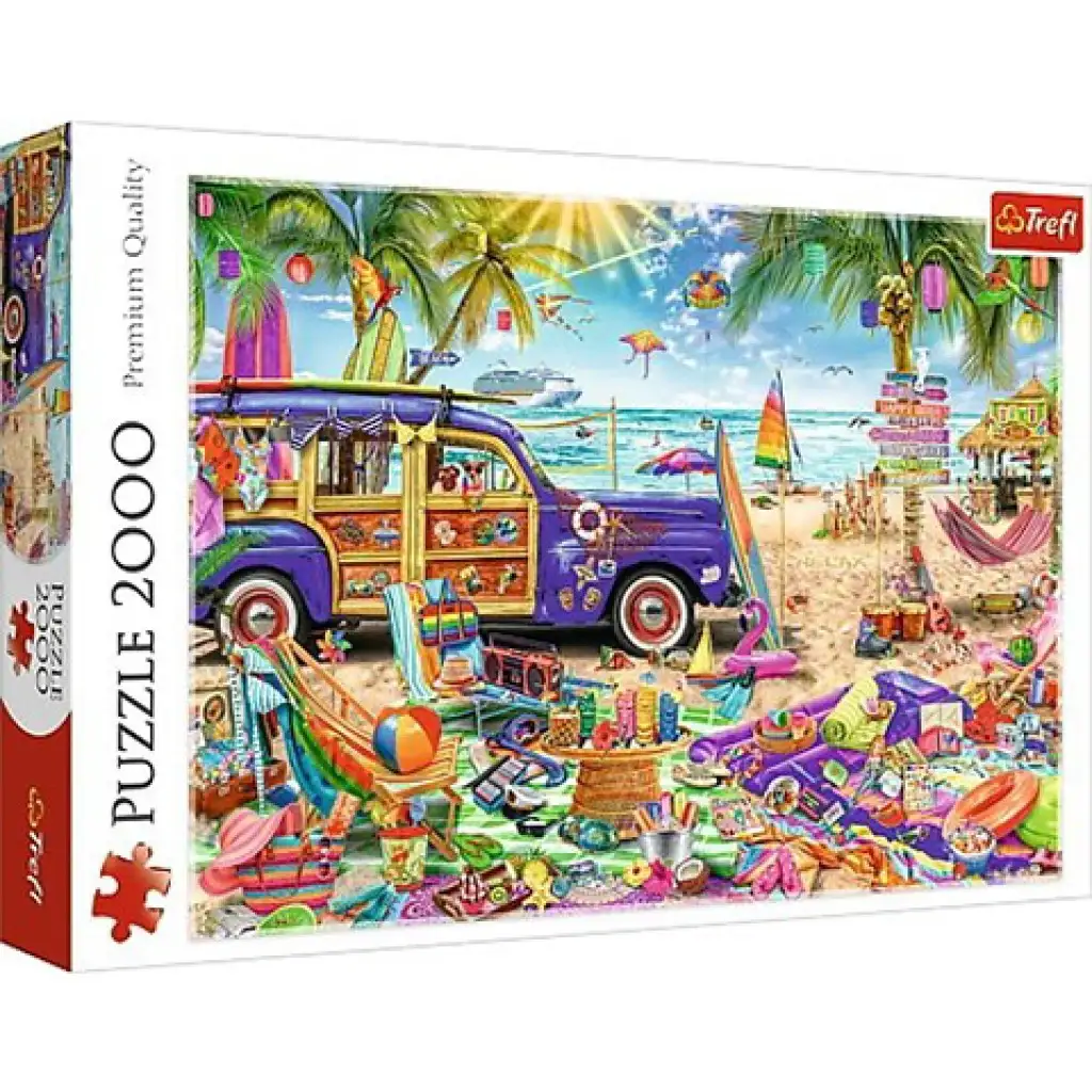 Trópusi kikapcsolódás 2000db-os puzzle - Trefl kép 1